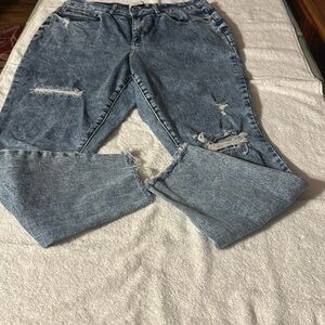 Judy blue distressed skinny fit jeans size 14W